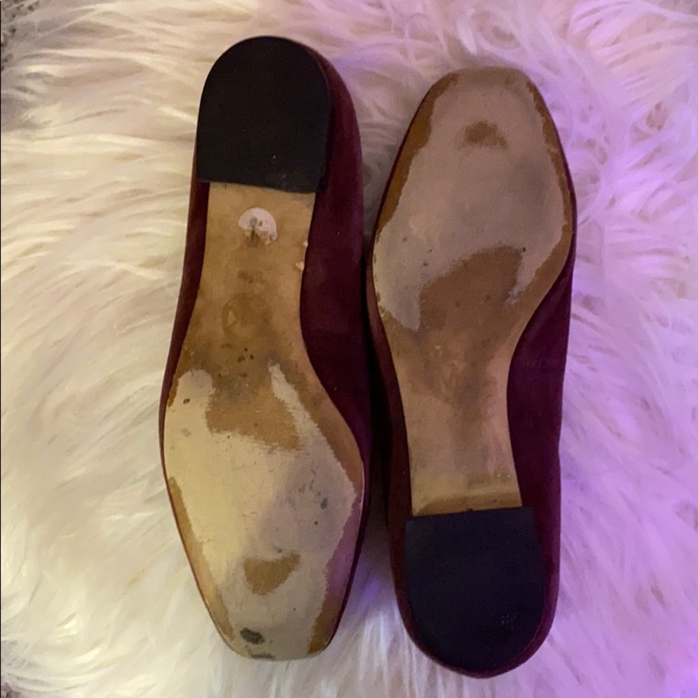 Michael Kors Burgundy Suede Ballet Flat - Picture 3 of 3
